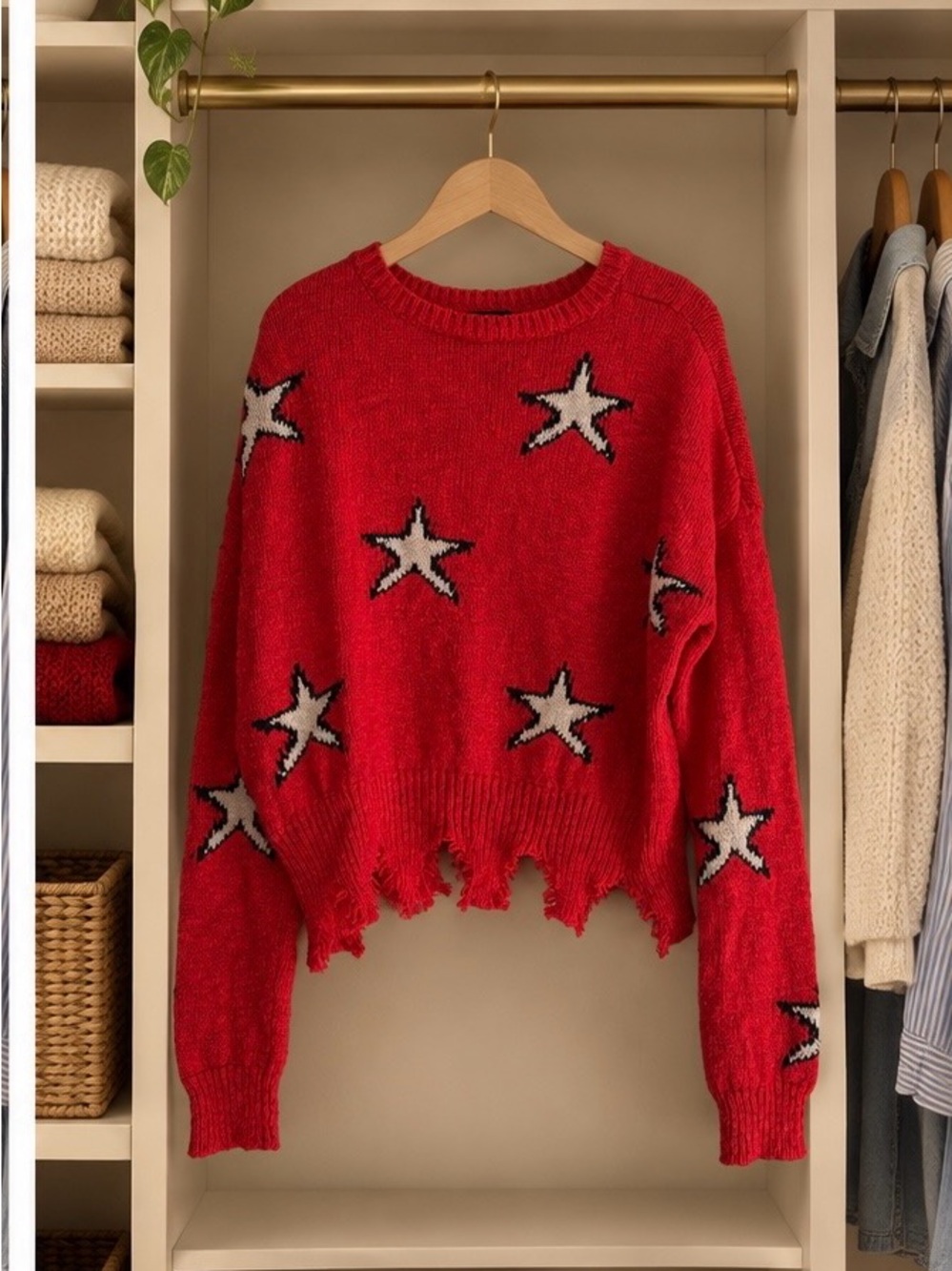 🆕 NWOT Blank Paige Cropped Knit Sweater - Picture 3 of 4